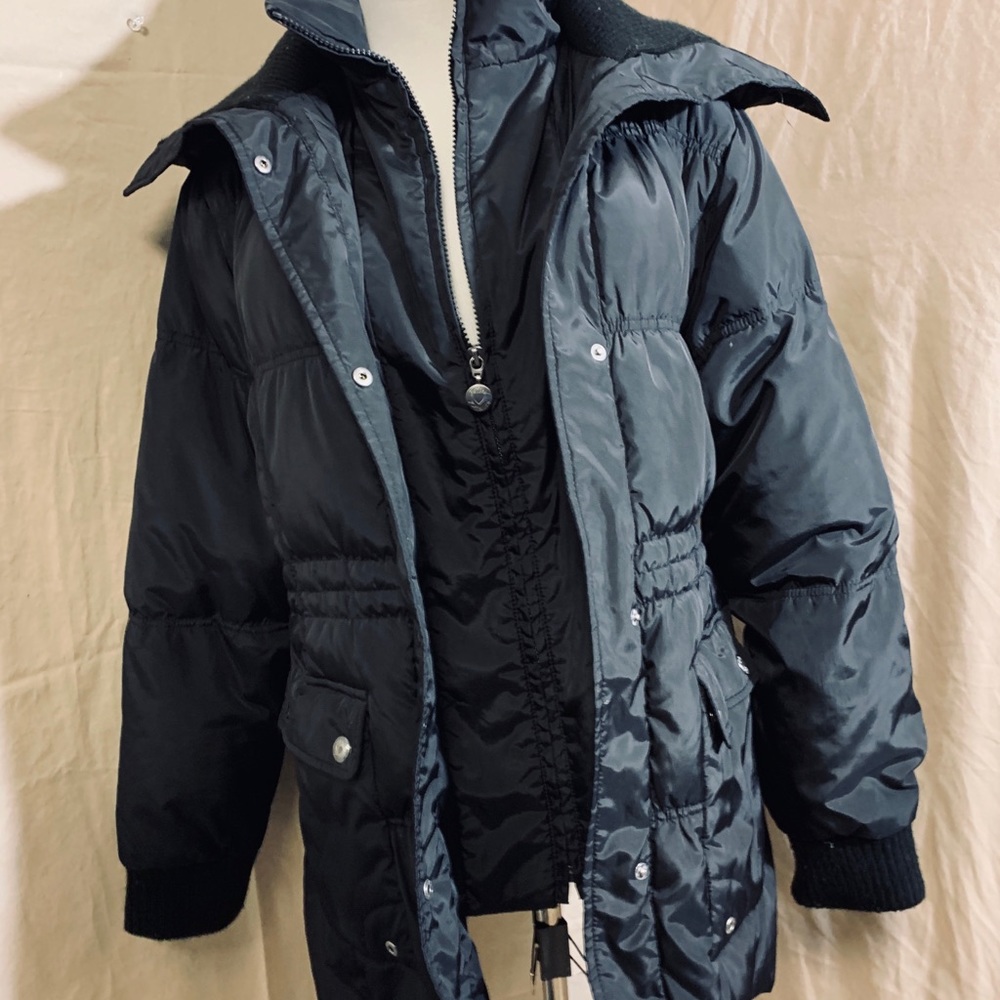 Betsy Johnson Puffer Coat, Lg, Very Warm, Black